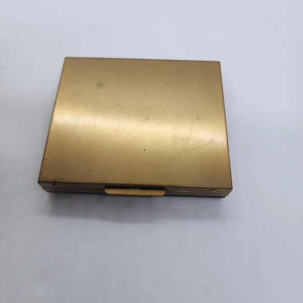 Vintage Confetti Lucite Powder Compact Mirror Original Puff Mid Century Vanity